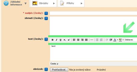 Jak pracovat ve WYSIWYG editoru - základy práce s obrázky