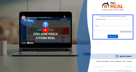 Jak se přihlásit do Poski REALu?
