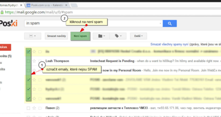 Příliš dobrý SPAM filtr od Google