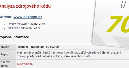 Proč nepoužívat různé SEO servisy a analyzátory