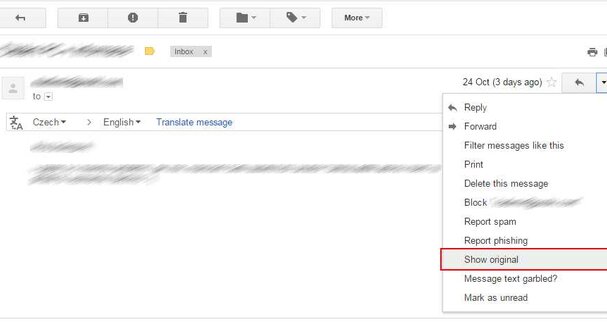 SPAM: Co je hlavička zprávy a jak jí přeposlat?