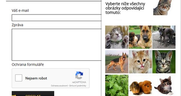 Jak se zbavit otravného spamu z formuláře na webu?