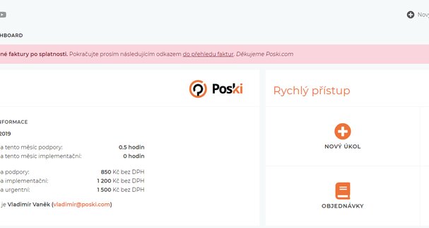 Novinky a zcela nová podpora Poski.com!