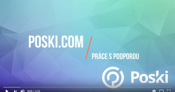 Služby podpory Poski.com  - novinky, video návod