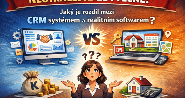 NEUTRÁCEJTE ZBYTEČNĚ - Jaký je rozdíl mezi CRM systémem a realitním softwarem?