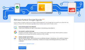 aktivace Google signals