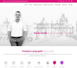 Osobní web pro makléře od Poski.com